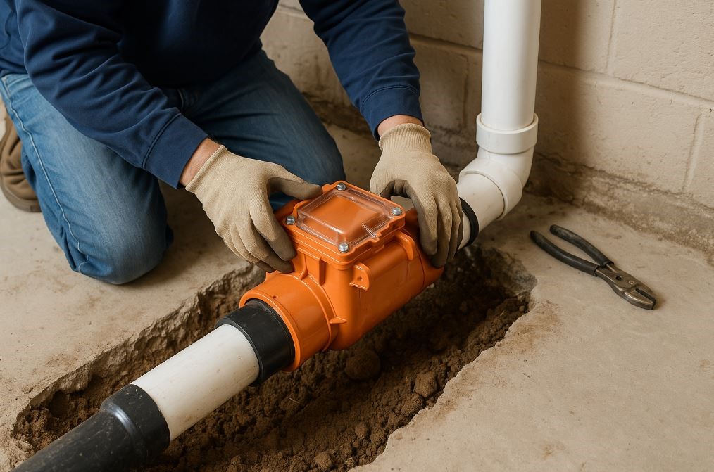 Backwater Valve Installation